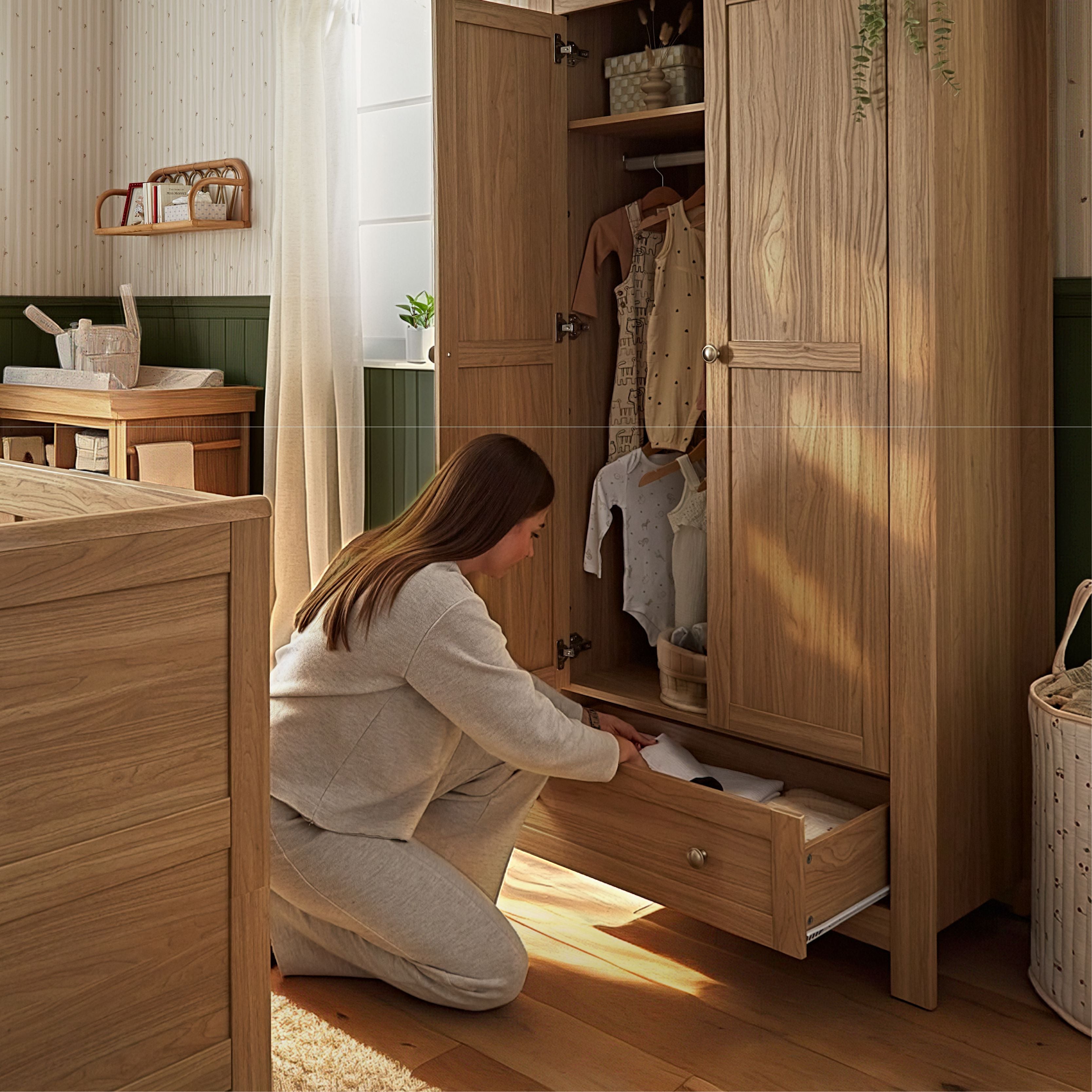 Burford Wardrobe - Oak