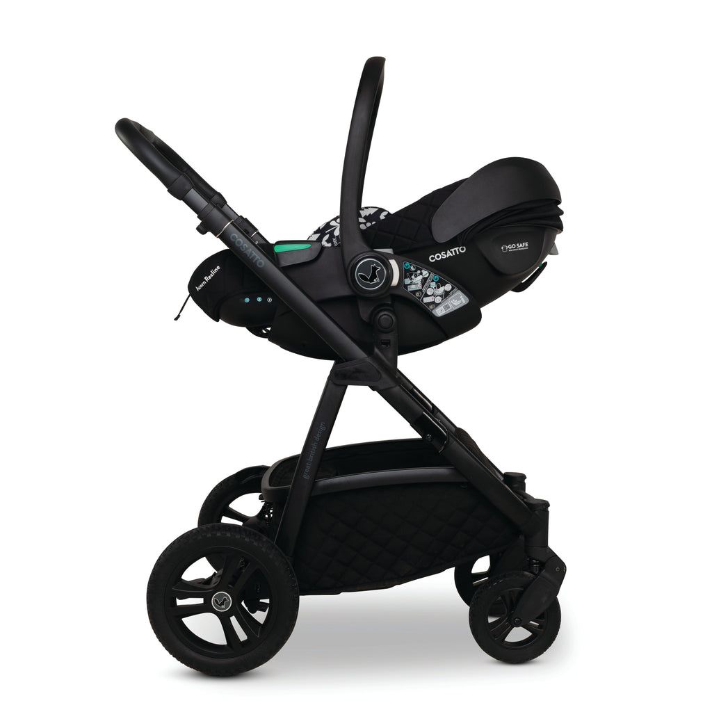 Cosatto Wow 3 All Stage Family Rotate & Recline 2 Base Bundle Silhouette