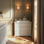 Beaumont Grand 3 Piece Nursery Furniture Set - White