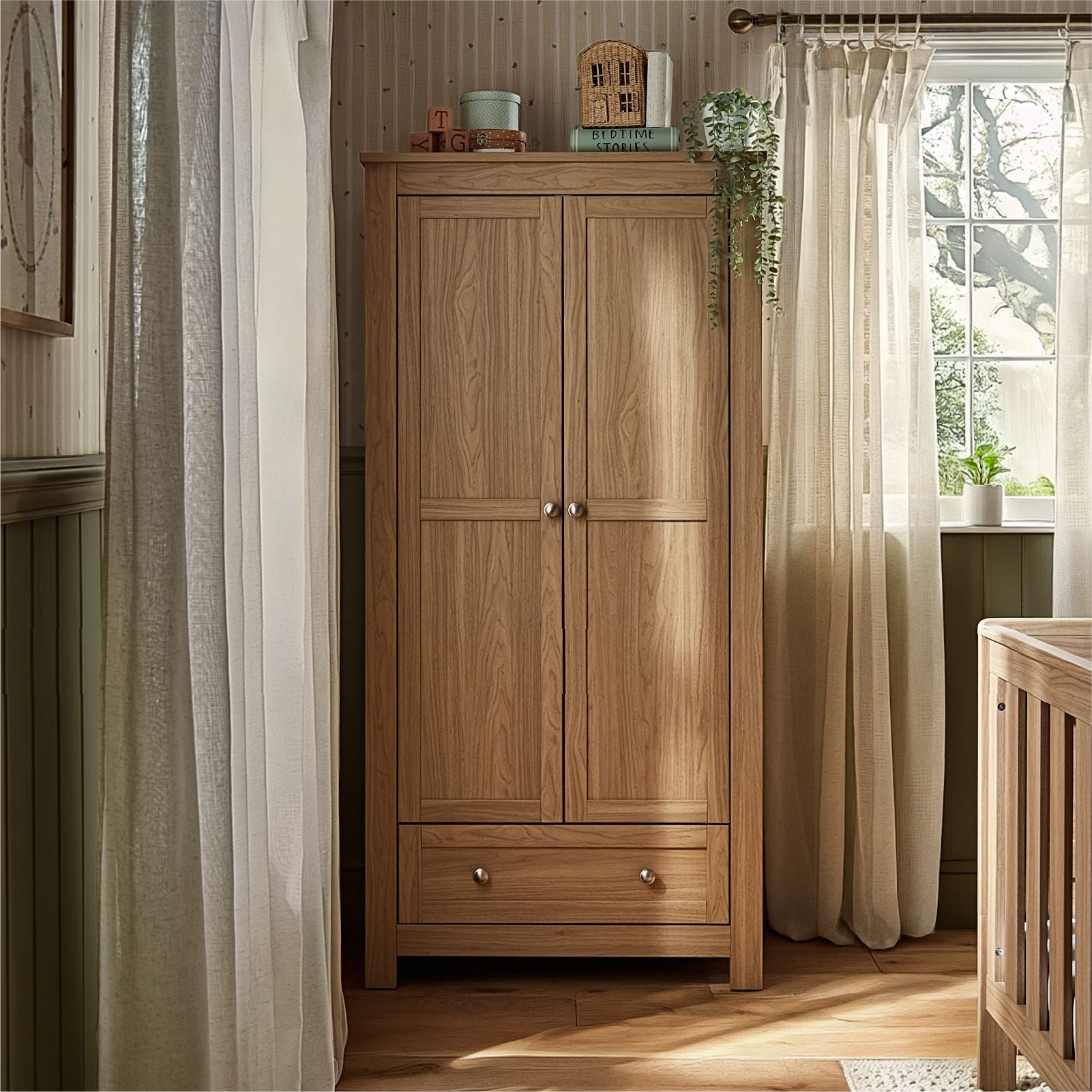 Burford 3 Piece Nursery Furniture Set - Oak