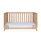 Tutti Bambini Hygge Cot Bed - White/Light Oak