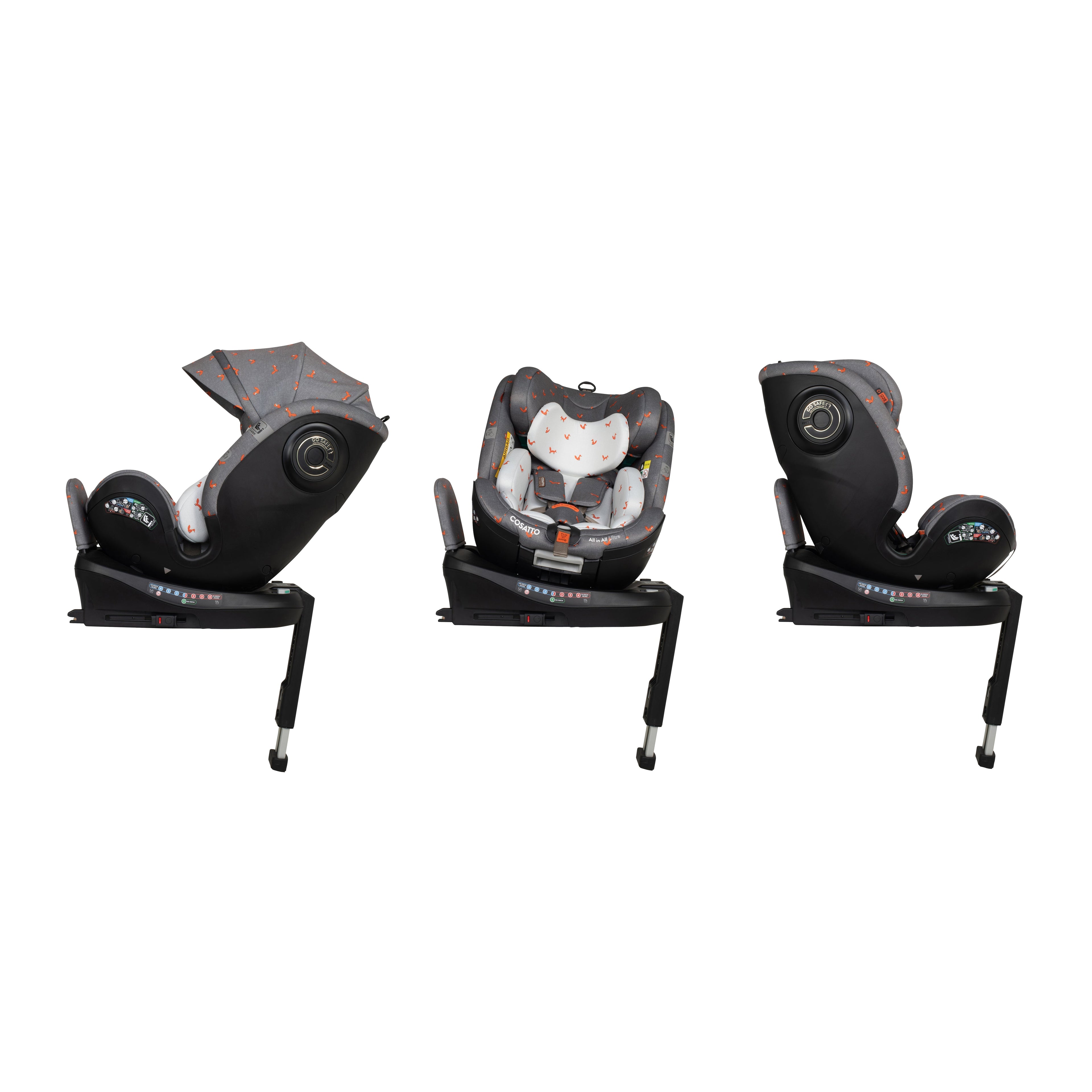 Cosatto All in All Ultra 360 Rotate i-Size Car Seat Foxling
