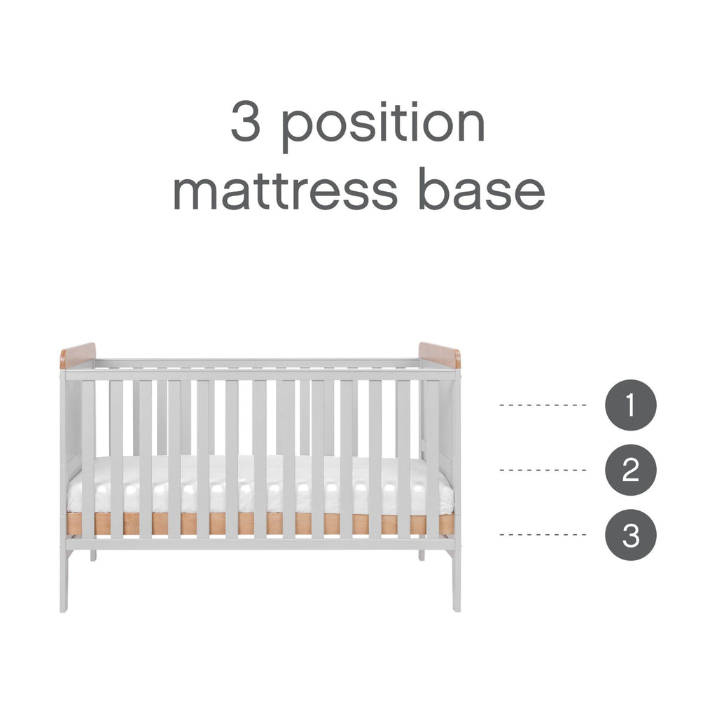 Tutti Bambini Rio 2 Piece Room Set - Honey Oak & Dove Grey