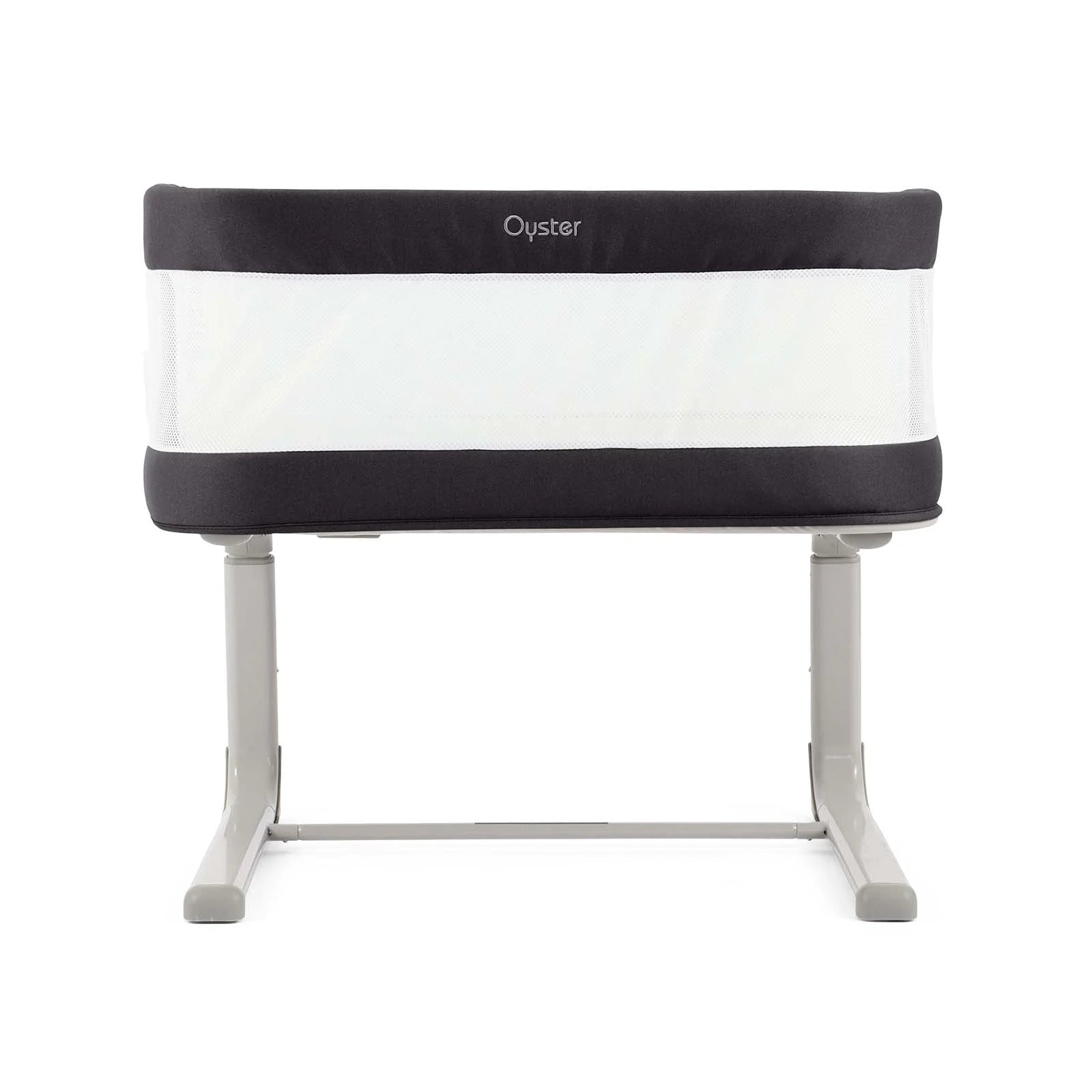Oyster wiggle crib (non drop side) carbonite