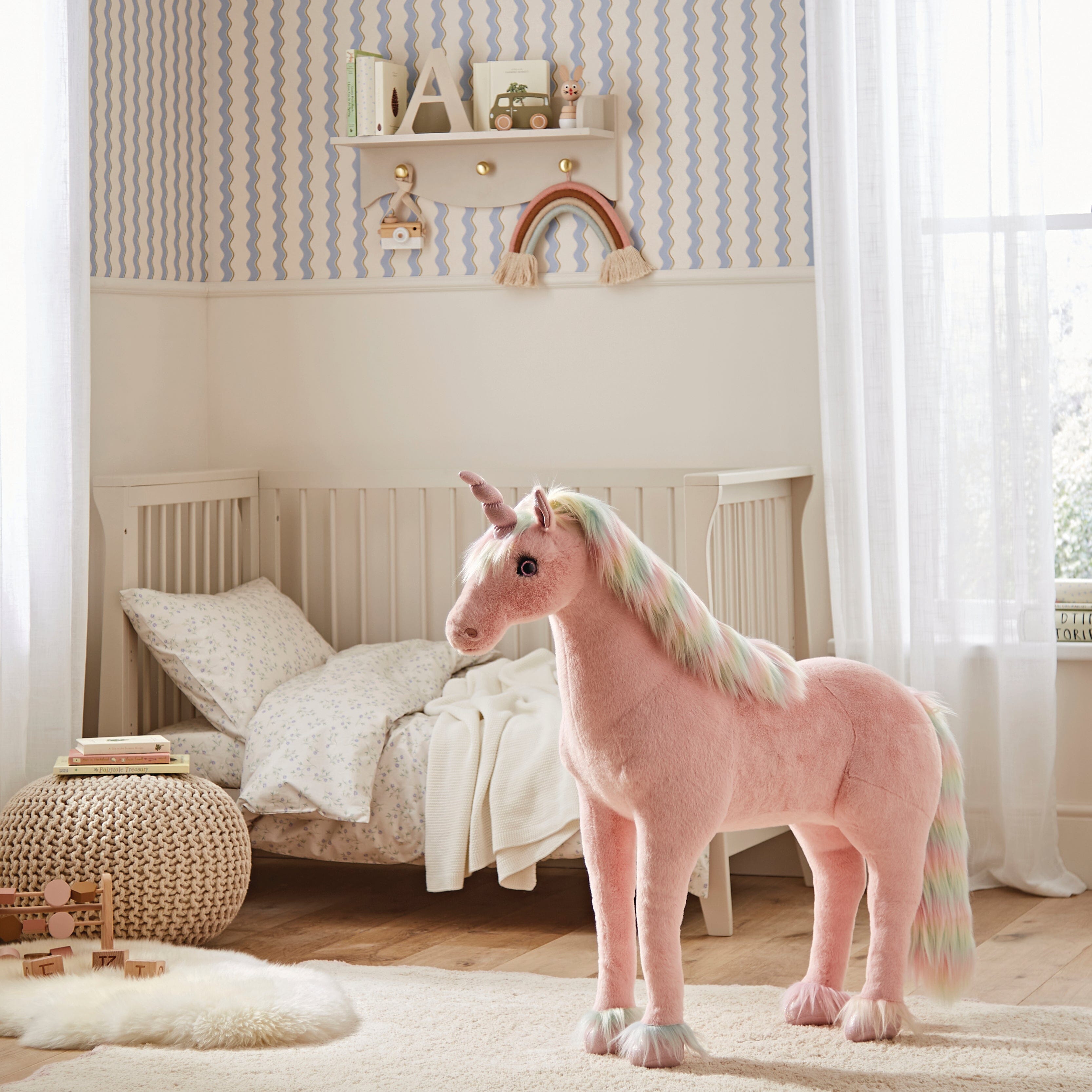 Standing Unicorn - Rainbow