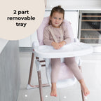 My Babiie Premium Highchair-Rose Gold Blush Tropical