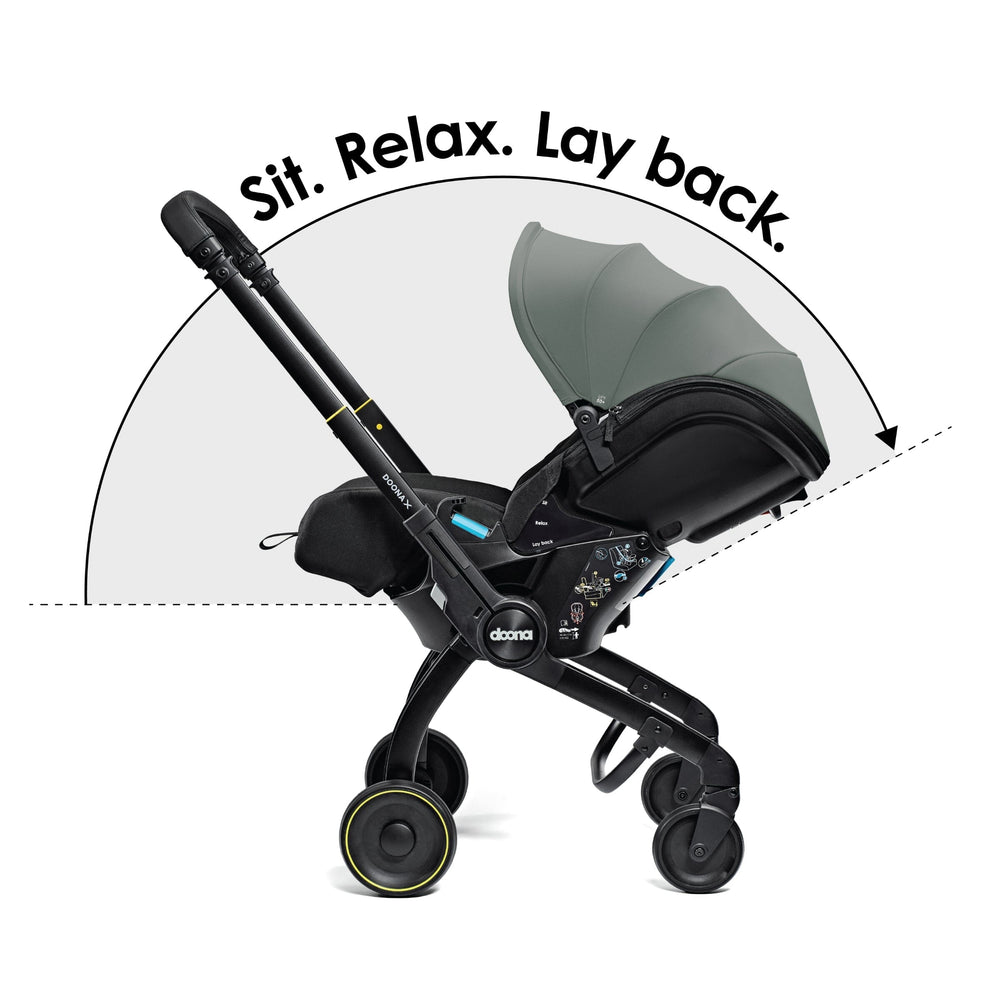 Doona X Recline Car Seat & Stroller - Green