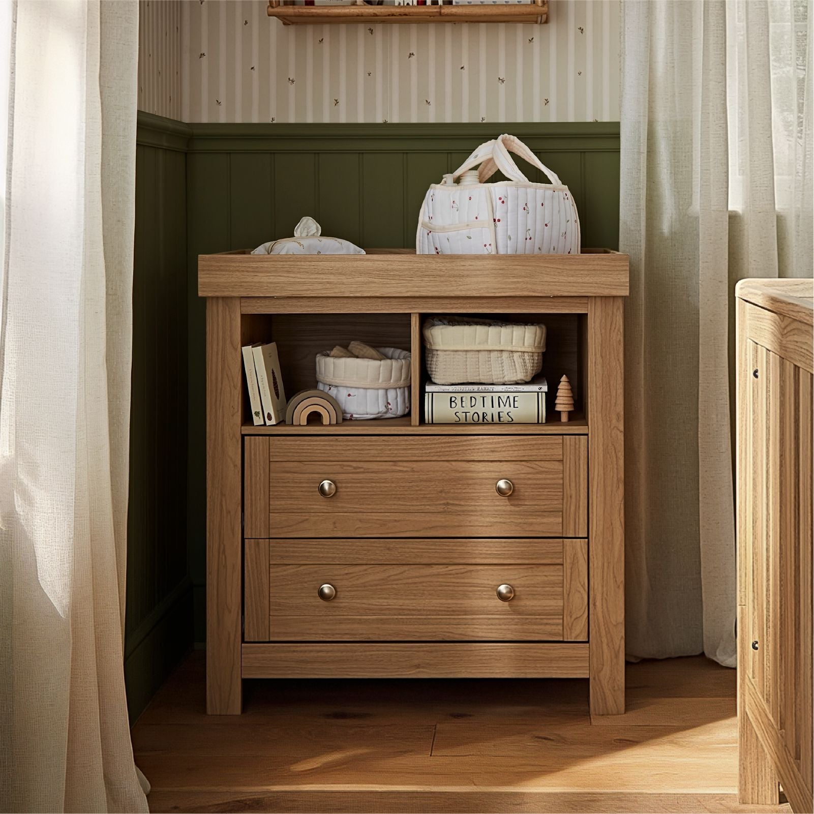 Burford 2 Piece Nursery Furniture Set - Oak