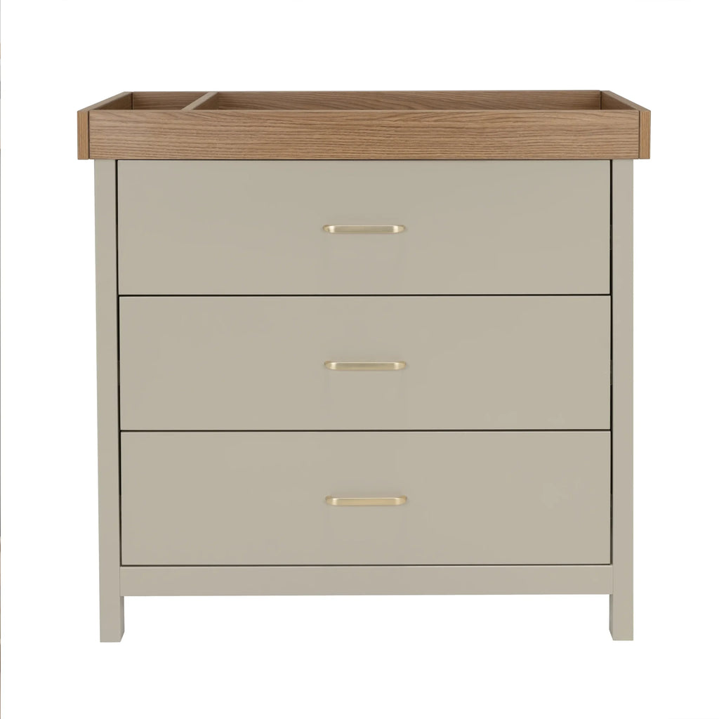 Mira 3 Piece Nursery Room Set – Cashmere Warm Oak