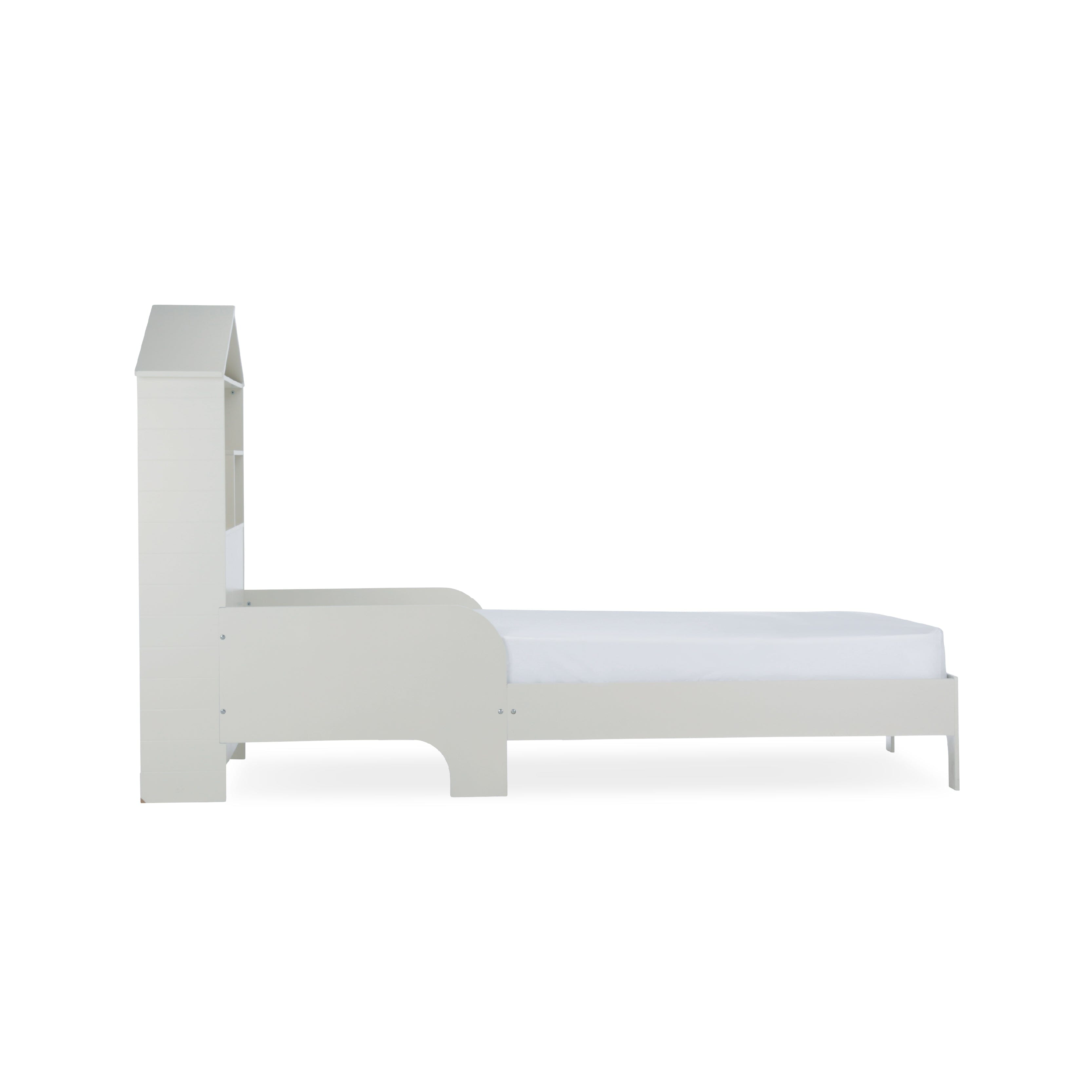 Play House Single Bed with Storage - Pebble