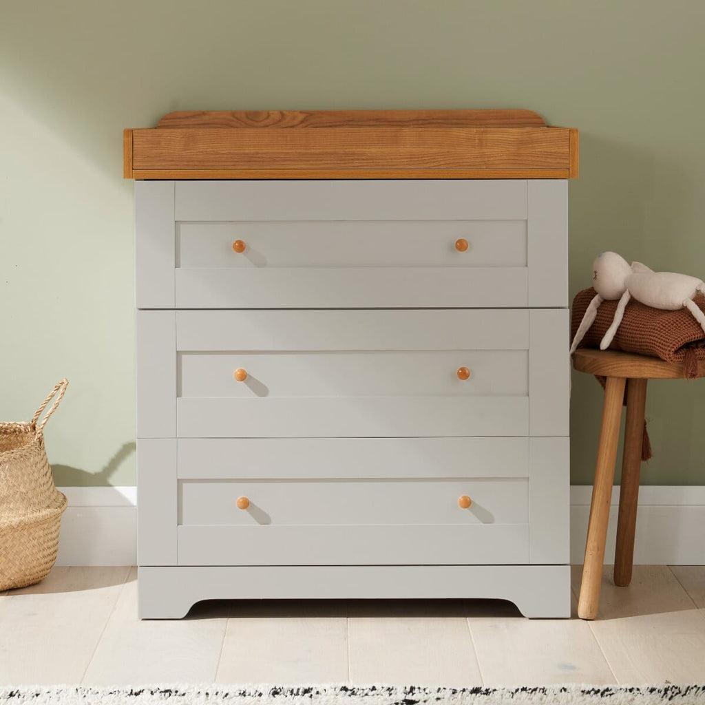 Tutti Bambini Rio 2 Piece Room Set - Honey Oak & Dove Grey