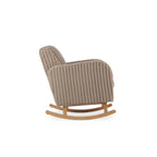 Etta Faux Fur Nursing Chair - Mink