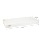 Mother & Baby Rose Gold Anti Allergy Sprung Cot Mattress 120x60
