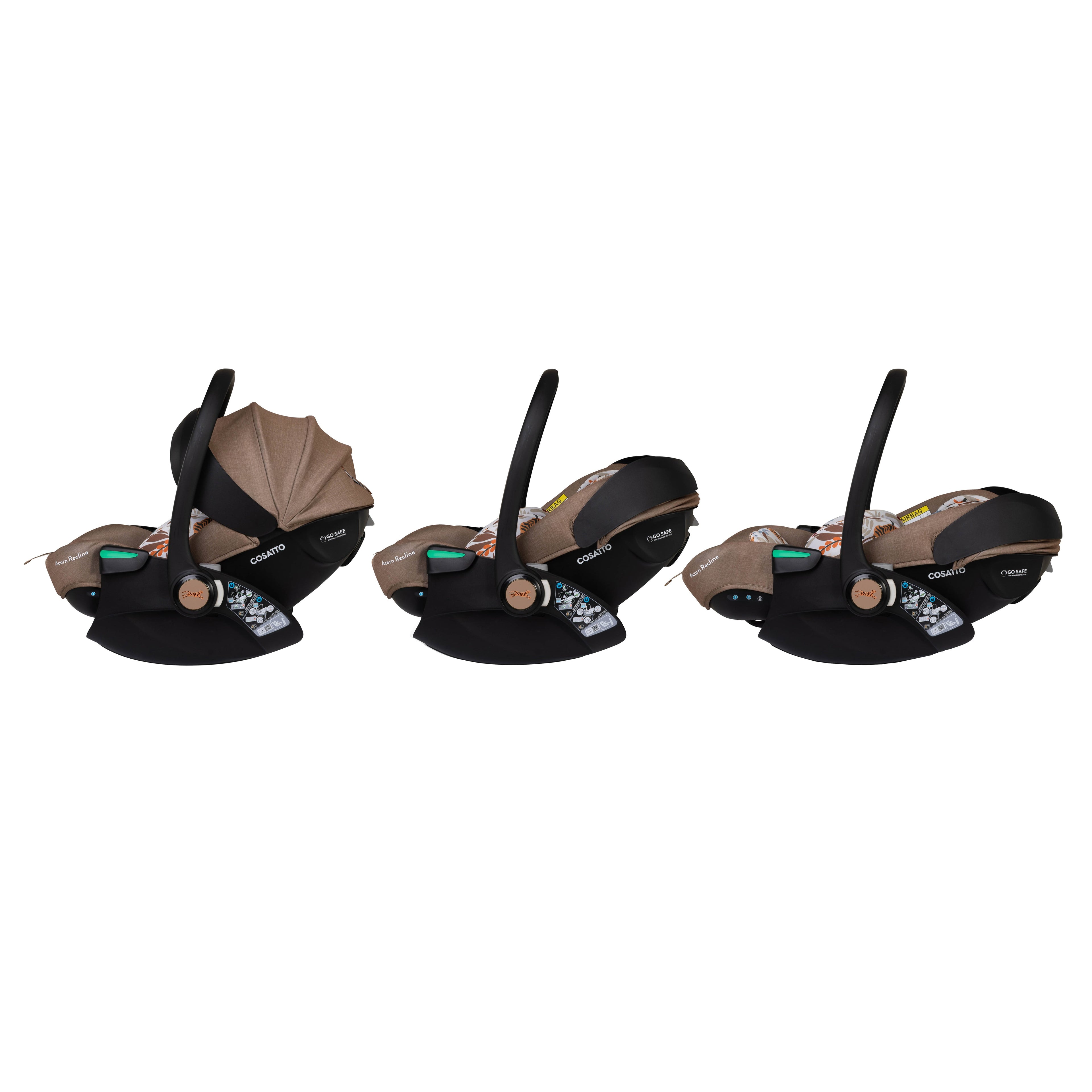 Cosatto Wow 3 Special Edition Rotate & Recline Essentials Bundle Tiger Tale