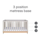 Tutti Bambini Hygge 2 Piece Room Set - Light Oak/White Sand