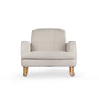 Etta Cuddle Nursing Chair & Foot Stool - Boucle Mushroom