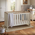 Burford Cot Bed - White & Oak
