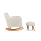 Etta Nursing Chair & Foot stool - Boucle Off White