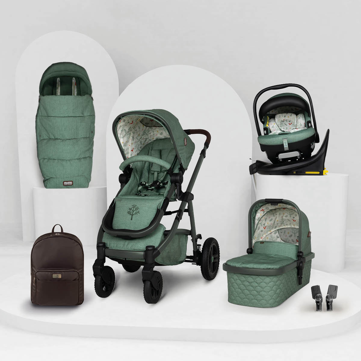Cosatto Wow 3 Everything Bundle- Meadow