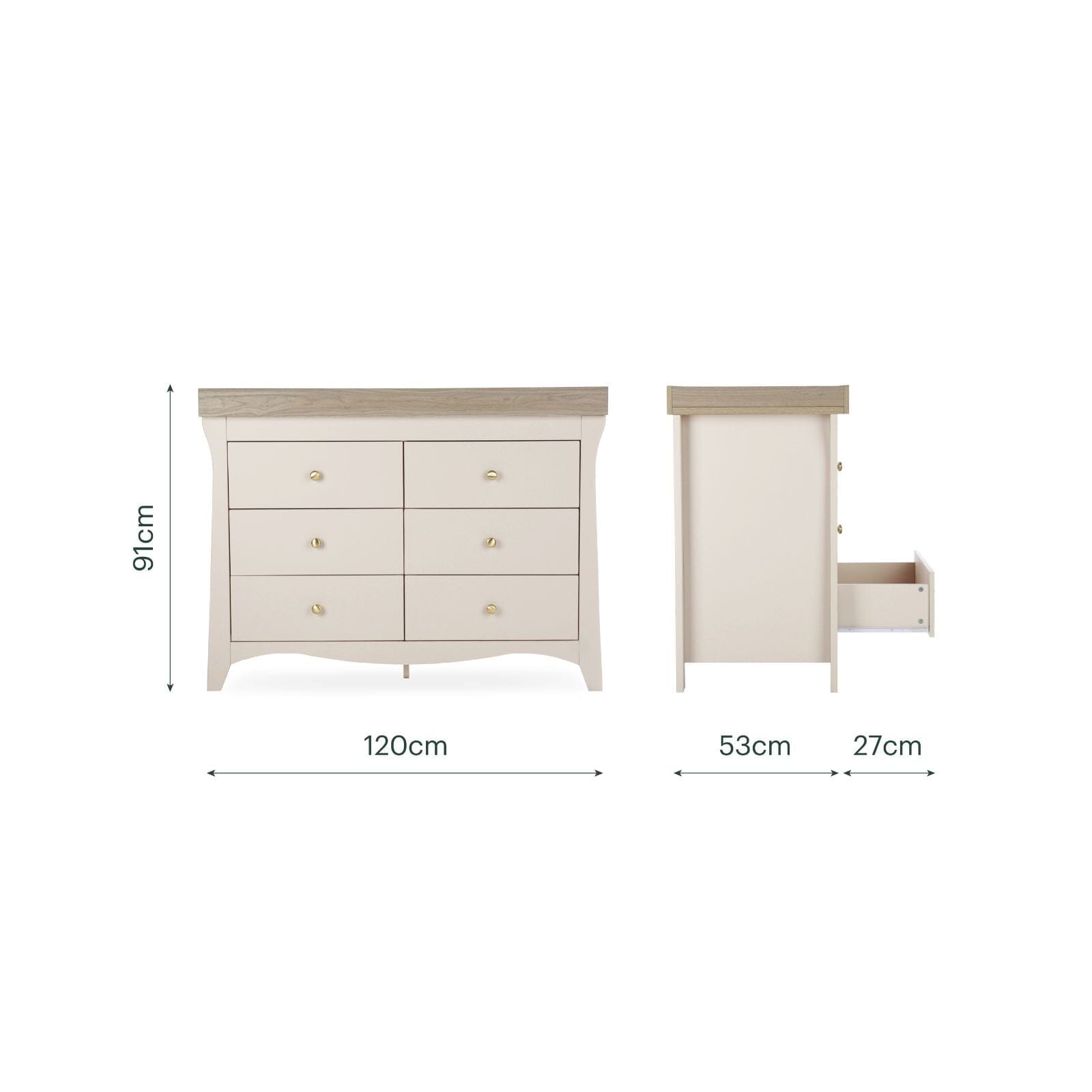 Clara Luxe 3 Piece Furniture Set - Cashmere & Ash