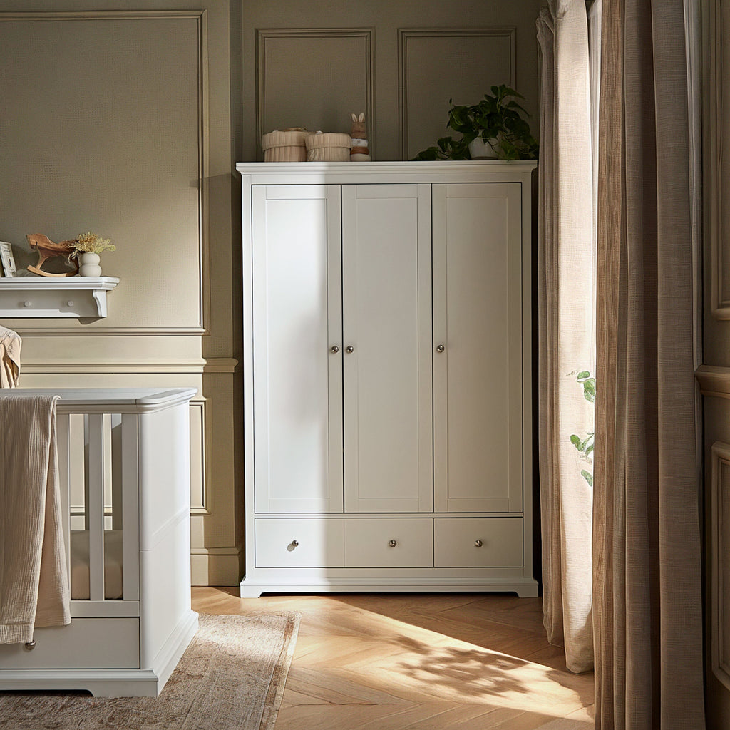 Beaumont Grand 3 Piece Nursery Furniture Set - White