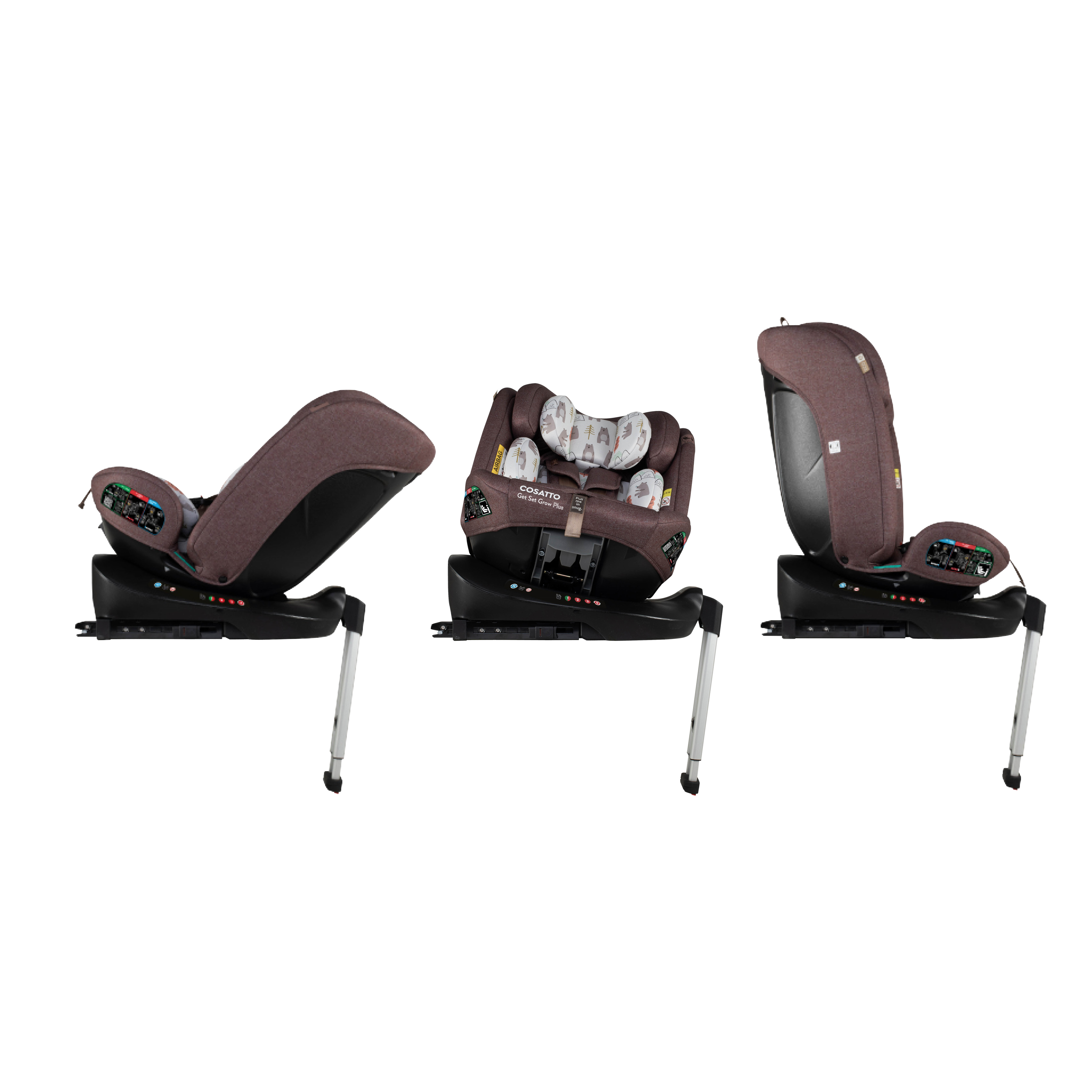 Cosatto Get Set Grow Plus i-Size 360 Car Seat Bear Hug