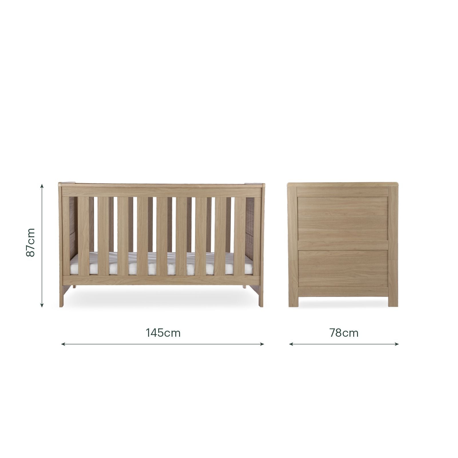 Burford 2 Piece Nursery Furniture Set - Oak