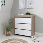 Tutti Bambini Modena 2 Piece Room Set - White/Oak