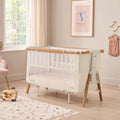 Tutti Bambini CoZee XL Bedside Crib & Cot Walnut/Ecru