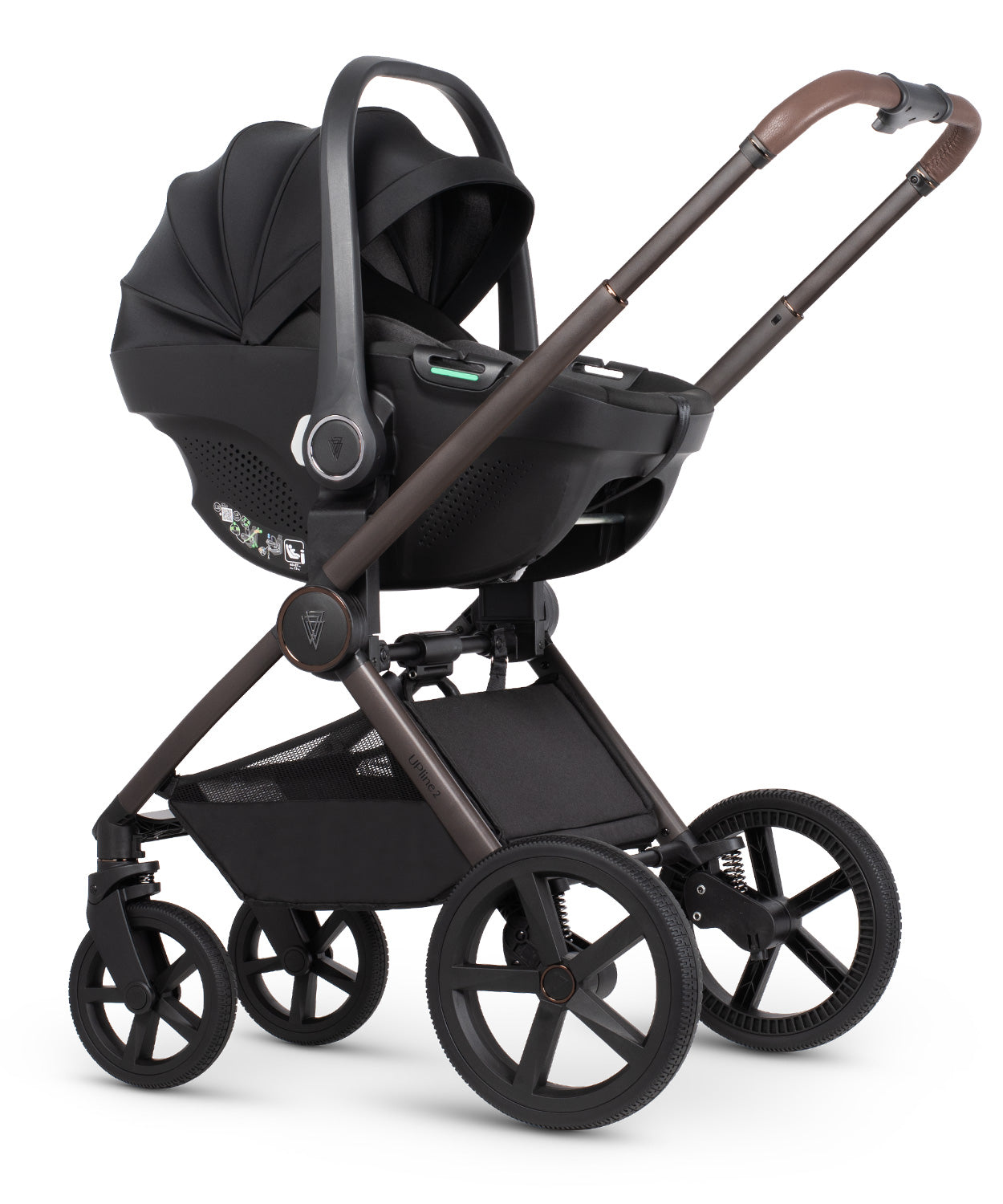 Venicci Upline 2 SE Powder Pram (Tiago black)