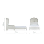 Play House Single Bed with Storage - Pebble