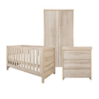 Tutti Bambini Modena 3 Piece Room Set - Oak