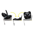 Cosatto Wow 3 All Stage Family Rotate & Recline 2 Base Bundle Silhouette