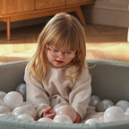 Soft Play Ball Pit with Balls - Sea Salt