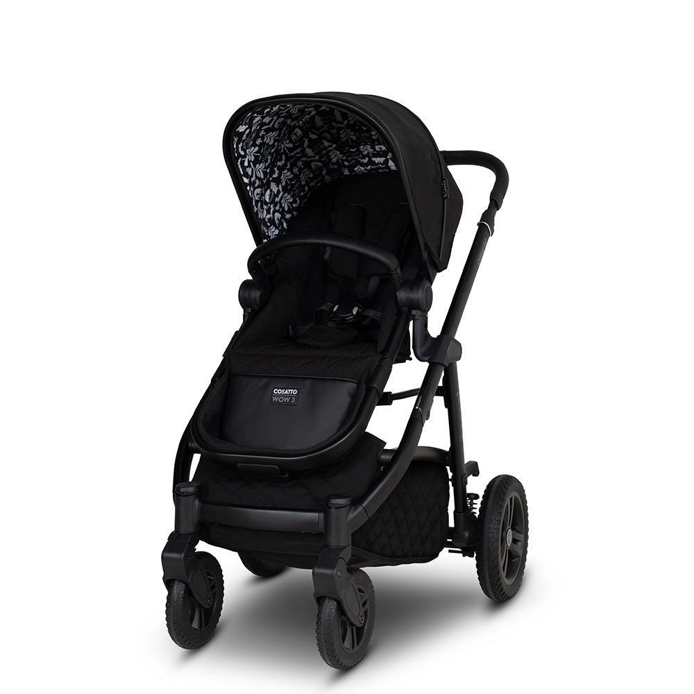 Cosatto Wow 3 All Stage Family Rotate & Recline 2 Base Bundle Silhouette