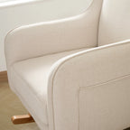 Ida Nursing Chair with Footstool – Ivory