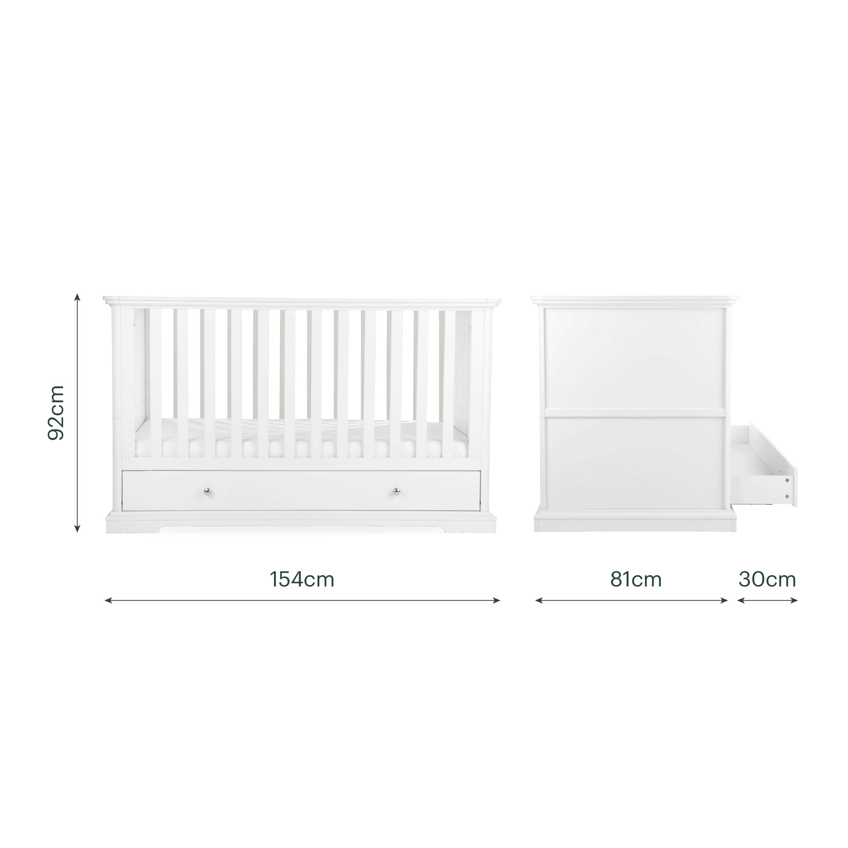 Beaumont 2 Piece Nursery Furniture Set - White