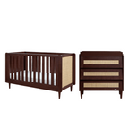 Tutti Bambini Japandi 2 Piece Room Set- Warm Walnut