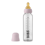 BIBS Baby Glass Bottle Complete Set 225ml - Dusky Lilac