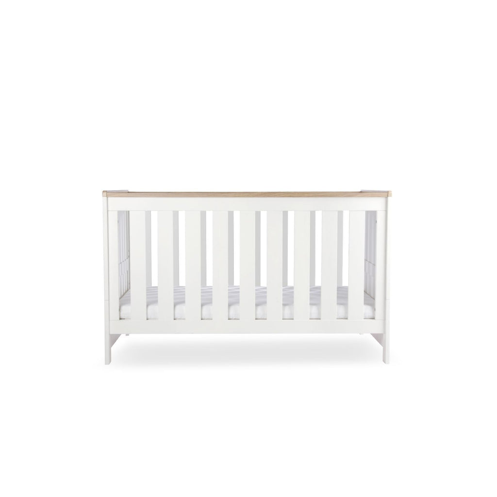 Burford Cot Bed - White & Oak