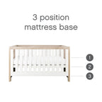 Tutti Bambini Modena 2 Piece Room Set - White/Oak