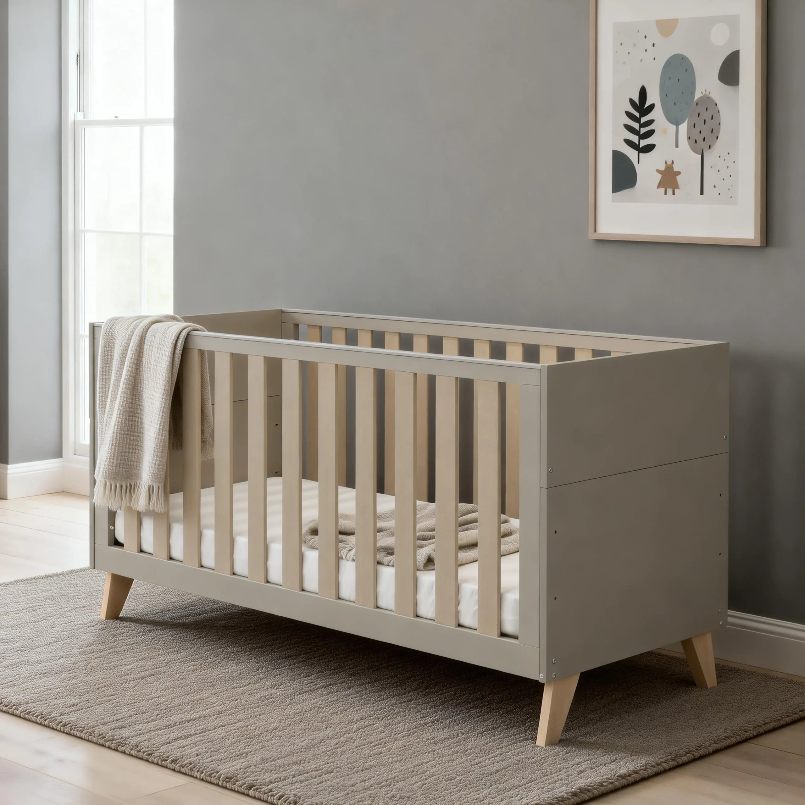 Dante 3 Piece Nursery Room Set – Cashmere