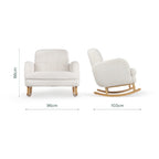 Etta Cuddle Chair - Boucle Off White