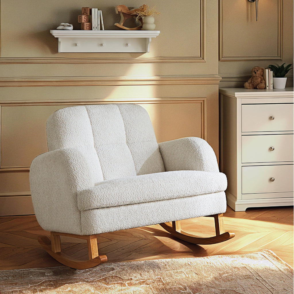 Etta Cuddle Chair - Boucle Off White