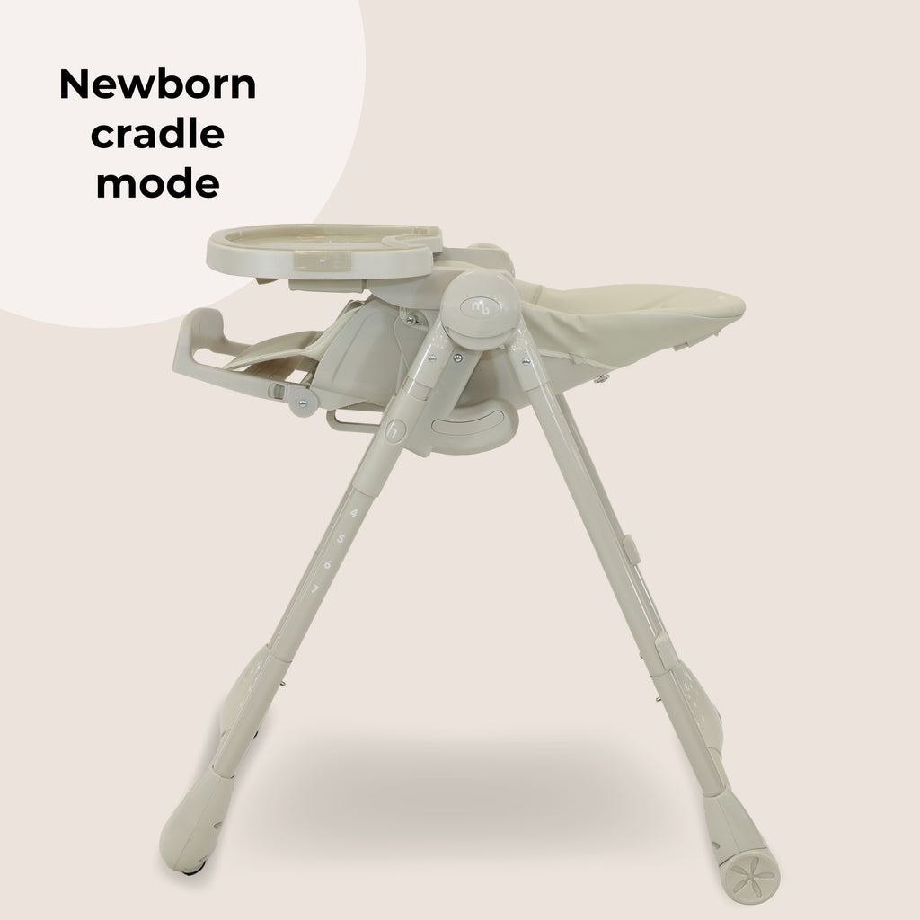 My Babiie Luxe Highchair-Oatmeal