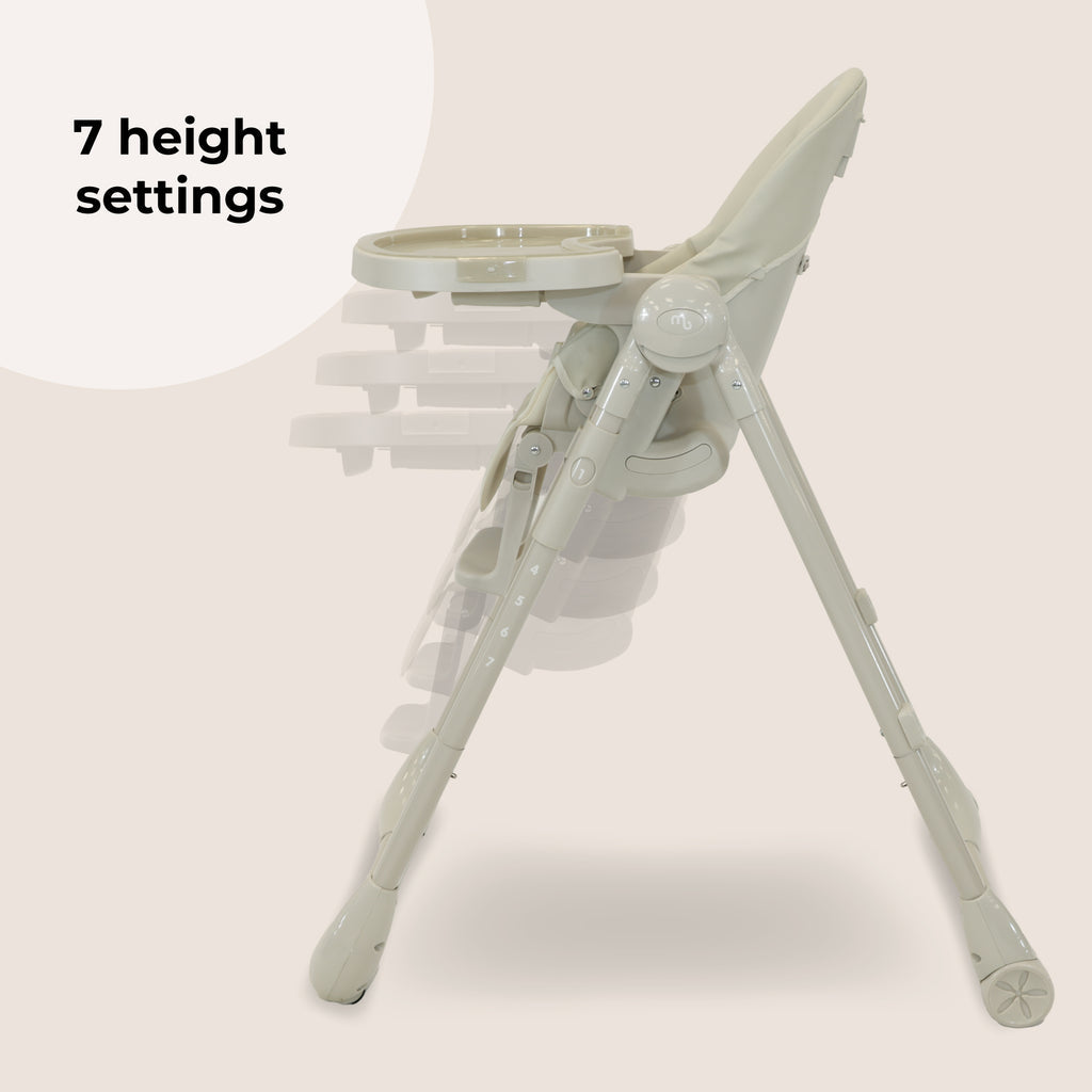 My Babiie Luxe Highchair-Oatmeal