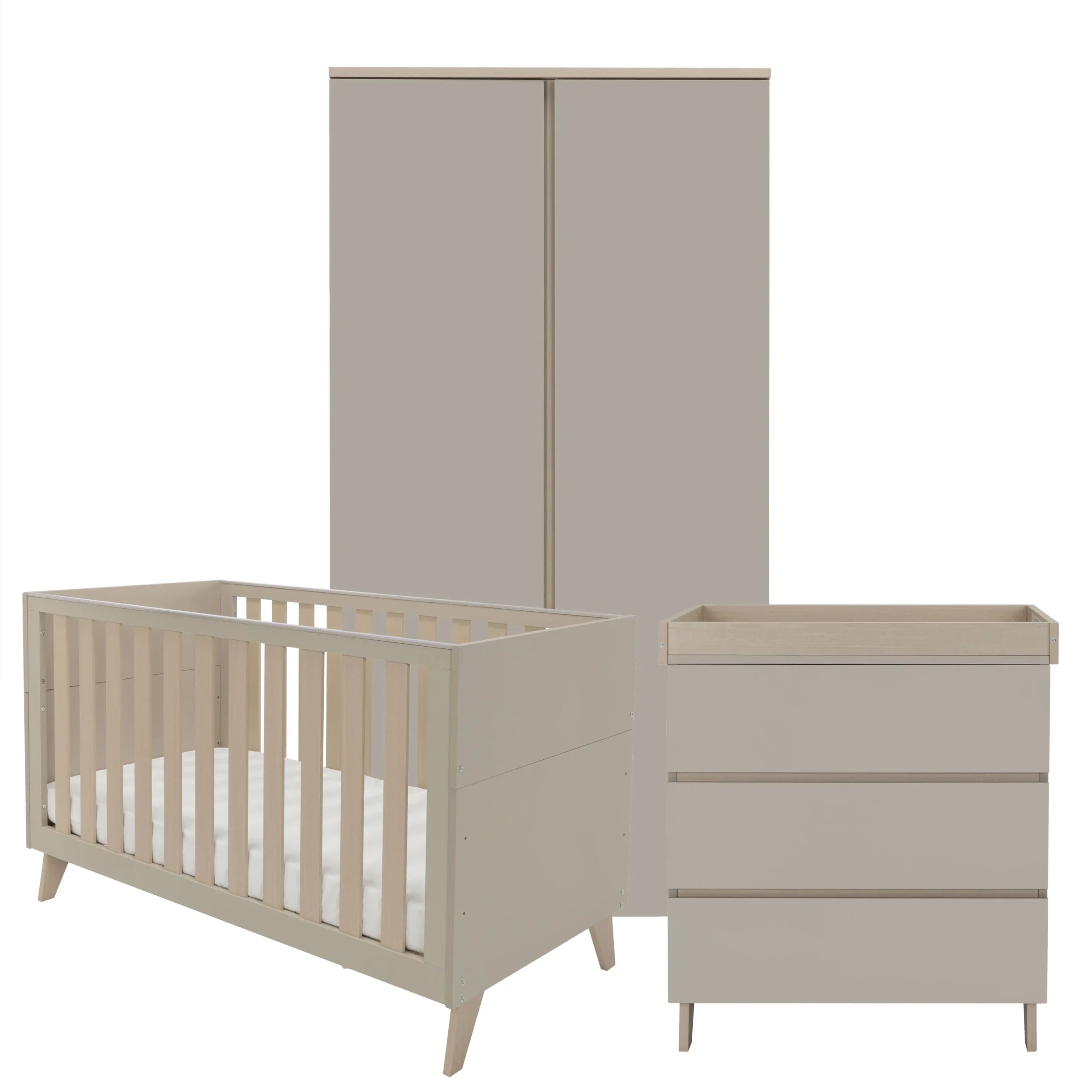 Dante 3 Piece Nursery Room Set – Cashmere