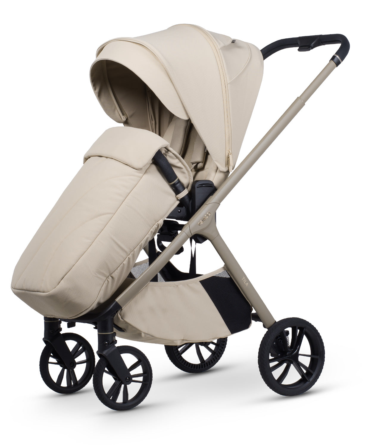 Venicci Tila Comfort Bundle (3 In 1) Sabbia- Tiago Black