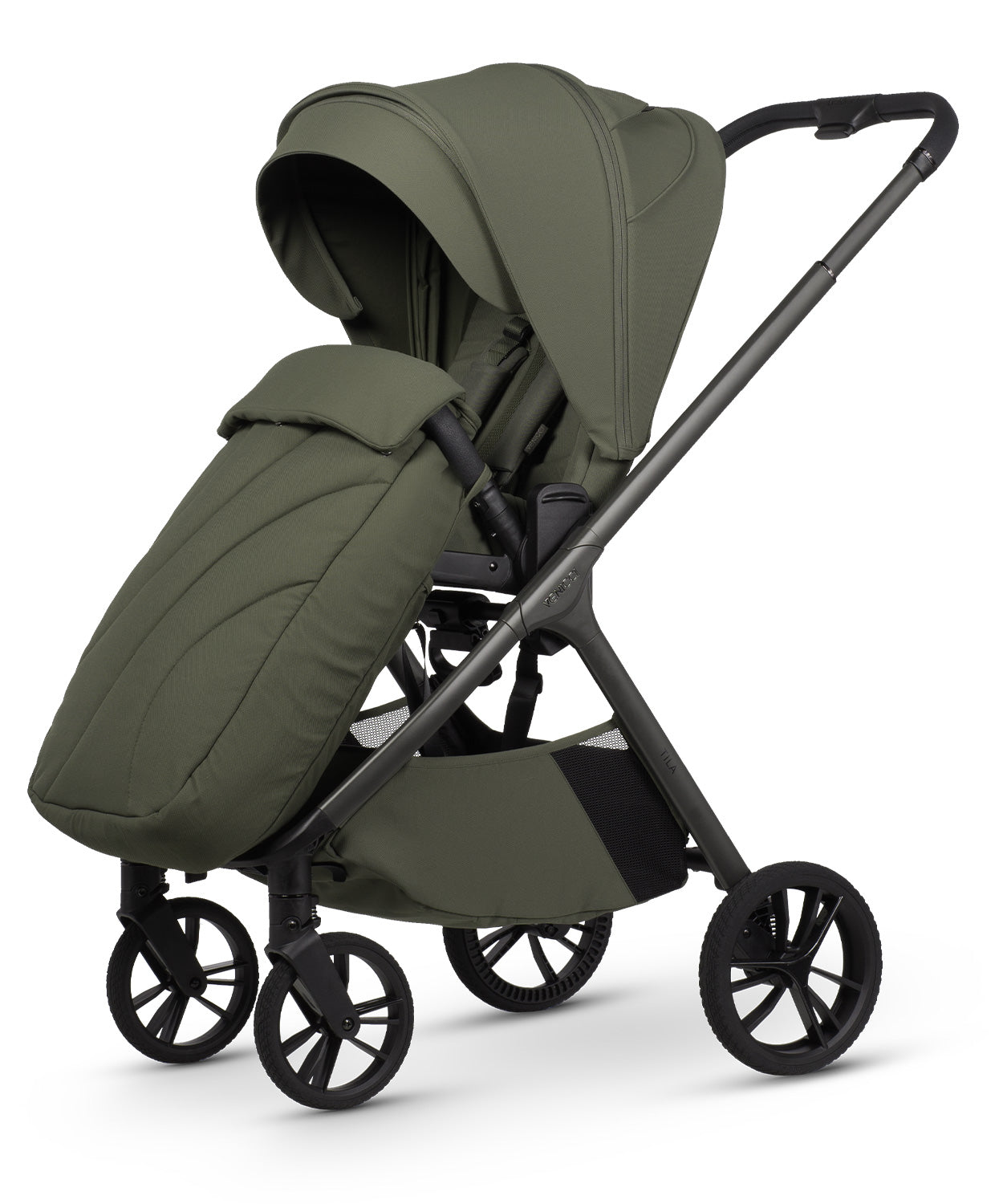 Venicci Tila Ultimate Bundle (4 In 1 Plus) Olive- Tiago Black