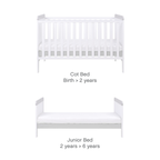 Tutti Bambini Rio 2 Piece Room Set - White & Dove Grey